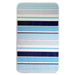Home Collection Microfibre Striped Bath Mat Assorted Colours Bath Salts & Bombs Home Collection Blue  
