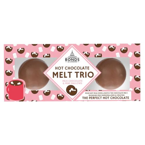 Bonds Hot Chocolate Melt Trio Gift Box 102g Hot Chocolate Bonds   