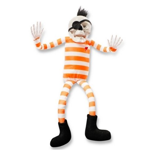 Bonez The Naughty Skeleton Orange Character Halloween Accessories FabFinds   