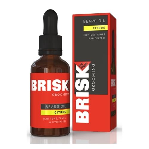 Brisk Men's Intense Beard Oil 30ml Beards Brisk Beard   