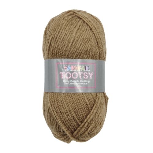 Yarnfair Tootsy Baby Double Knitting Yarn 50g - Assorted Colours Knitting Yarn & Wool Yarn Fair Taupe  