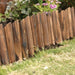 Garden Essentials Burnt Log Roll Fencing 3FT Garden Decor Garden Essentials   