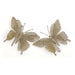 Glitter Butterfly Decorative Christmas Clips Christmas Baubles, Ornaments & Tinsel FabFinds Gold  