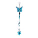 Butterfly Hanging Garden Decoration L52cm Garden Decor FabFinds Blue  