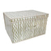 Natural Cable Storage Chest Storage Baskets FabFinds   