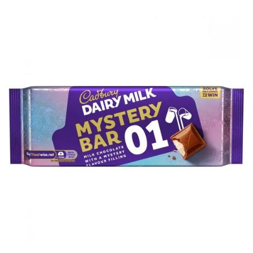 Cadbury Dairy Milk Mystery Bar 01 170g Chocolate Cadbury   