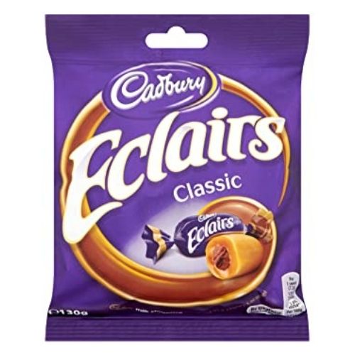 Cadbury Chocolate Eclair Bag 130g Sweets, Mints & Chewing Gum Cadbury   