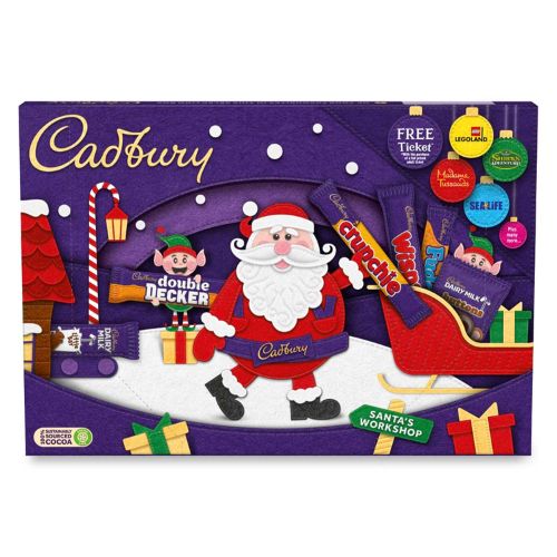 Cadbury Santa Chocolate Selection Box 145g Chocolate Cadbury   