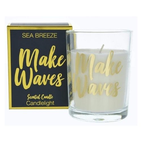 Candlelight Sea Breeze Glass Wax Candle 270g Candles Candlelight   