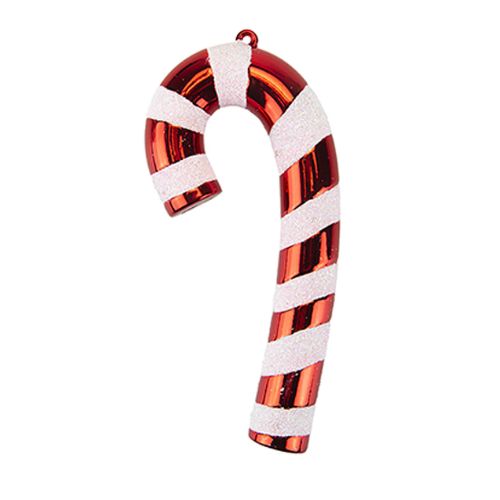 Candy Cane Hanging Decorations 4 Pack Christmas Decorations Snow White   