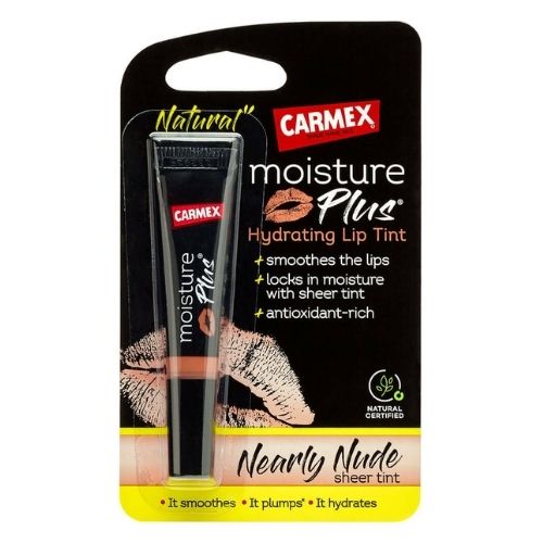 Carmex Moisture Plus Hydrating Lip Tint Pouty Pink 3.8g Lip Balm carmex Nearly Nude  