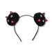 Halloween Black Cat Pom Pom Headband Halloween Accessories FabFinds   