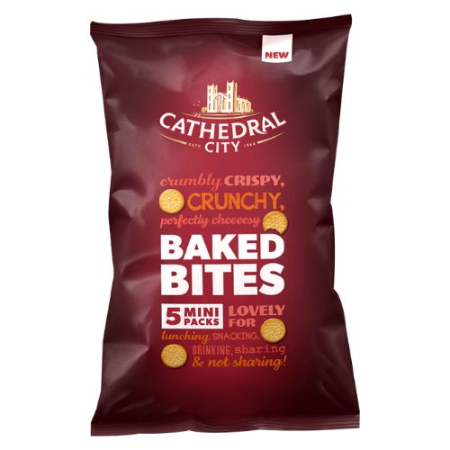 Cathedral City Baked Bites 5 Snack Packs Crisps, Snacks & Popcorn Cathedral City   