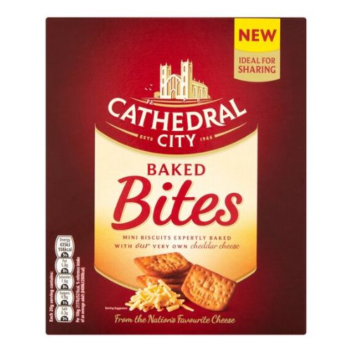 Cathedral City Baked Bites 140g Crisps, Snacks & Popcorn Cathedral City   