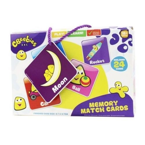 CBeebies Memory Match Cards 24 Cards Toys Cbeebies   