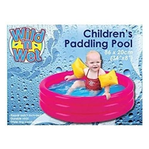 Wild 'n Wet Children's Paddling Pool 86 x 20cm Outdoor Toys PMS   