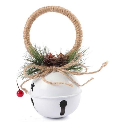 Christmas Bell Decoration with Rope Hanger Christmas Decorations FabFinds   