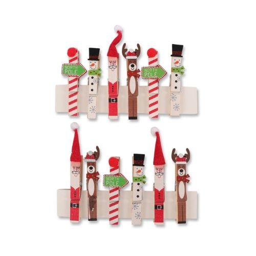 12 Christmas Card Character Clips Christmas Cards FabFinds Characters  