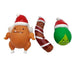 Christmas Dinner Assorted Dog Toys Christmas Gifts for Pets The Pet Hut   