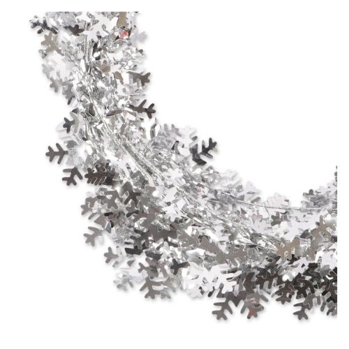 Garland Wire Tinsel Assorted Colours 7.5M Christmas Garlands, Wreaths & Floristry FabFinds Silver  