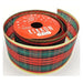 Christmas Gift Luxury Ribbon 2M Roll Assorted Designs Christmas Tags & Bows FabFinds Tartan  