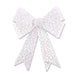 Large Glitter Christmas Bow Assorted Colours Christmas Decorations Design Group White  
