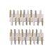 Christmas Glitter Pegs For Cards 36 Pk Christmas Decoration FabFinds Gold-Silver-White  