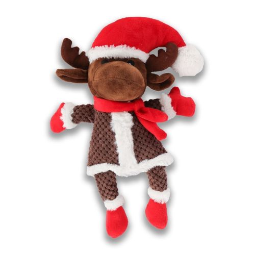 Christmas Character Reindeer Dog Play Toy Dog Toy Paws Behavin' Badly   