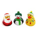 Christmas Rubber Bath Ducks 3 Pack Bath Toys FabFinds   