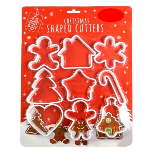 Christmas Cookie Cutters Set of 9 Christmas Tableware FabFinds   