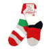 Christmas Santa Stripy Kids Cosy Socks 2 Pack Kids Snuggle Socks FabFinds   