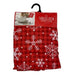 Christmas Magical Red Snowflake PVC Tablecloth W 132cm x L 178cm Christmas Tableware FabFinds   