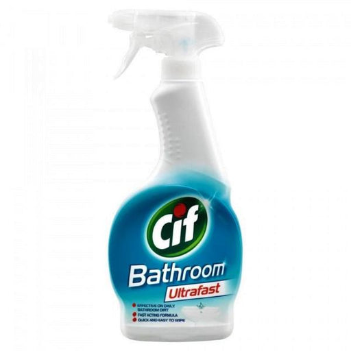 Cif Bathroom Ultrafast Spray 450ml Bathroom & Shower Cleaners Cif   