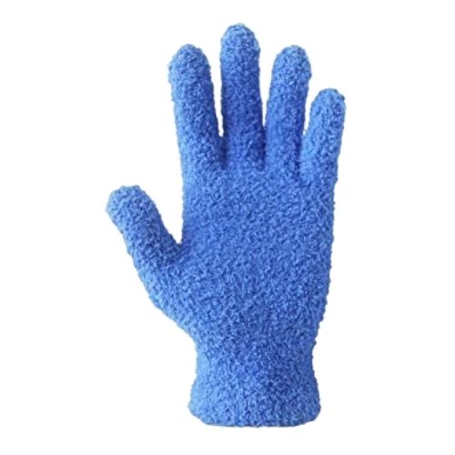 Clean & Shine Microfibre Dusting Glove Large 1 Pack Cloths, Sponges & Scourers Clean & Shine Blue  