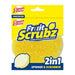 Clean and Shine Fruit Scrubz Sponge and Scrubber Cloths, Sponges & Scourers FabFinds Lemon  