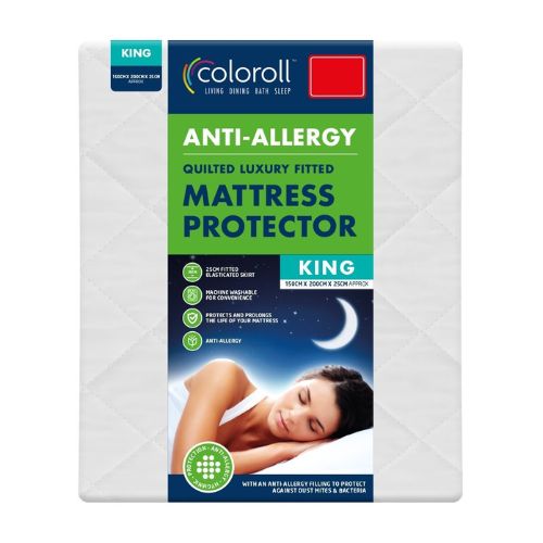 Coloroll Anti-allergy Mattress Protector King Mattress Protectors Coloroll   