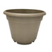 Garden Essentials Round Bell Plant Pot 22cm Assorted Colours Plant Pots & Planters Garden Essentials Stone  