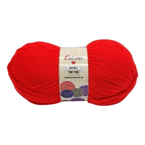 Colours Double Knitting Yarn 150g Assorted Colours Knitting Yarn & Wool FabFinds Red  