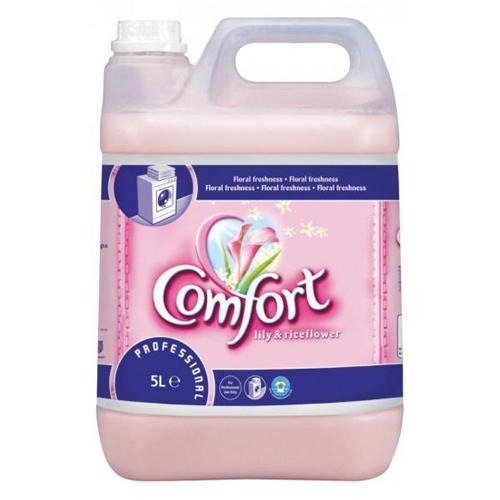 Comfort Pink Fabric Conditioner Lily And Riceflower 45W Laundry - Fabric Conditioner comfort   