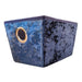 Home Collection Crushed Velvet Storage Basket Storage Baskets FabFinds Navy  