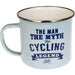 Enamel Personalised Coffee Mug Cycling Mugs FabFinds   