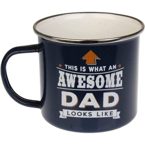 Enamel Personalised Coffee Mug Dad Mugs FabFinds   