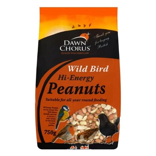 Dawn Chorus Bird Feed Peanuts 750g Bird Food & Seeds FabFinds   