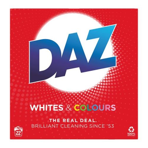 Daz Whites & Colours Washing Powder 22 Wash 1430g Laundry - Detergent Daz   