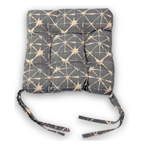 Acid Light Denim Wash Star Seat Cushion Pad 40cm FabFinds