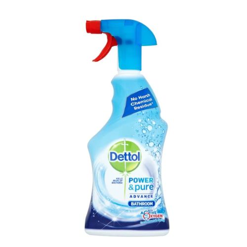Dettol Power & Pure Bathroom Cleaner Spray 750ml Bathroom & Shower Cleaners Dettol   