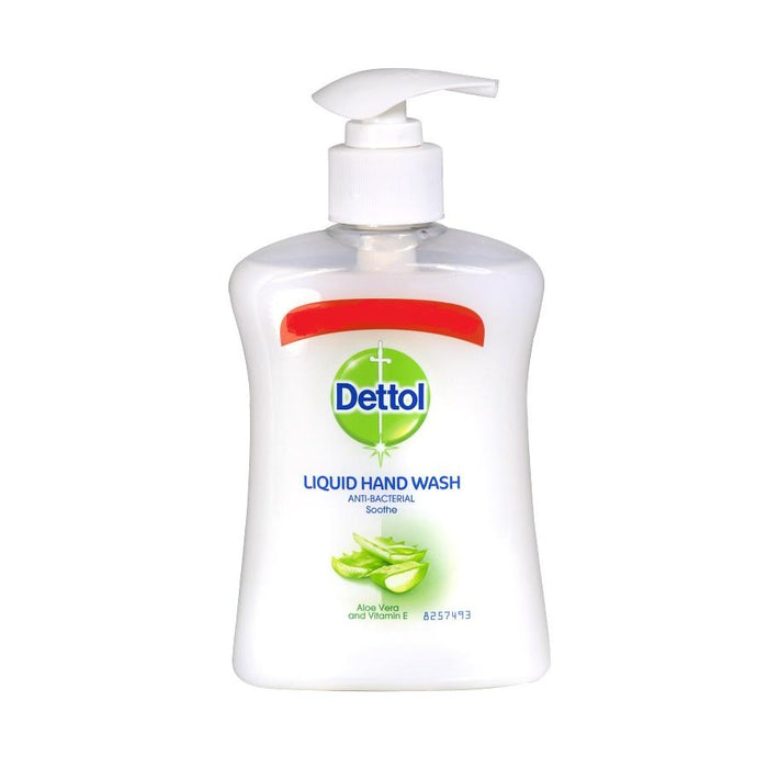 Dettol Hand Wash Anti-Bacterial Soothe Aloe Vera & Vitamin E 250ml Hand Wash & Soap dettol   