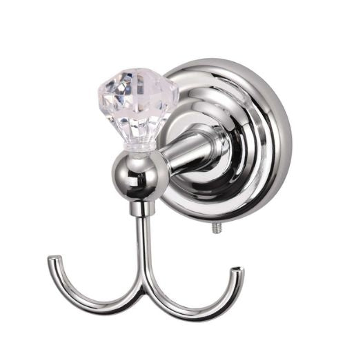 Diamond Wall Mounted Double Hook FabFinds