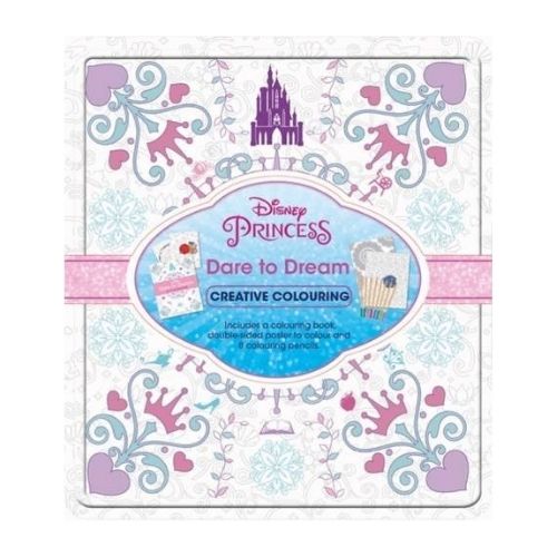 Disney Princess Dare to Dream Creative Colouring Book Kids Stationery Disney   