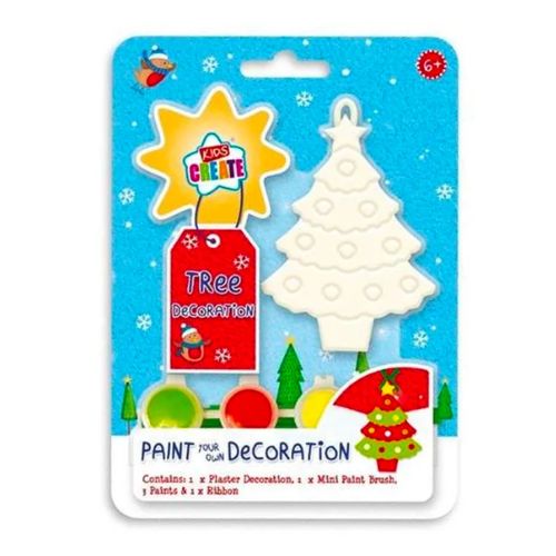 Paint Your Own Tree Decoration Christmas Tree Christmas Decoration Kids Create   